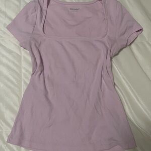 Old Navy Women's Lilac Square Neck Tee